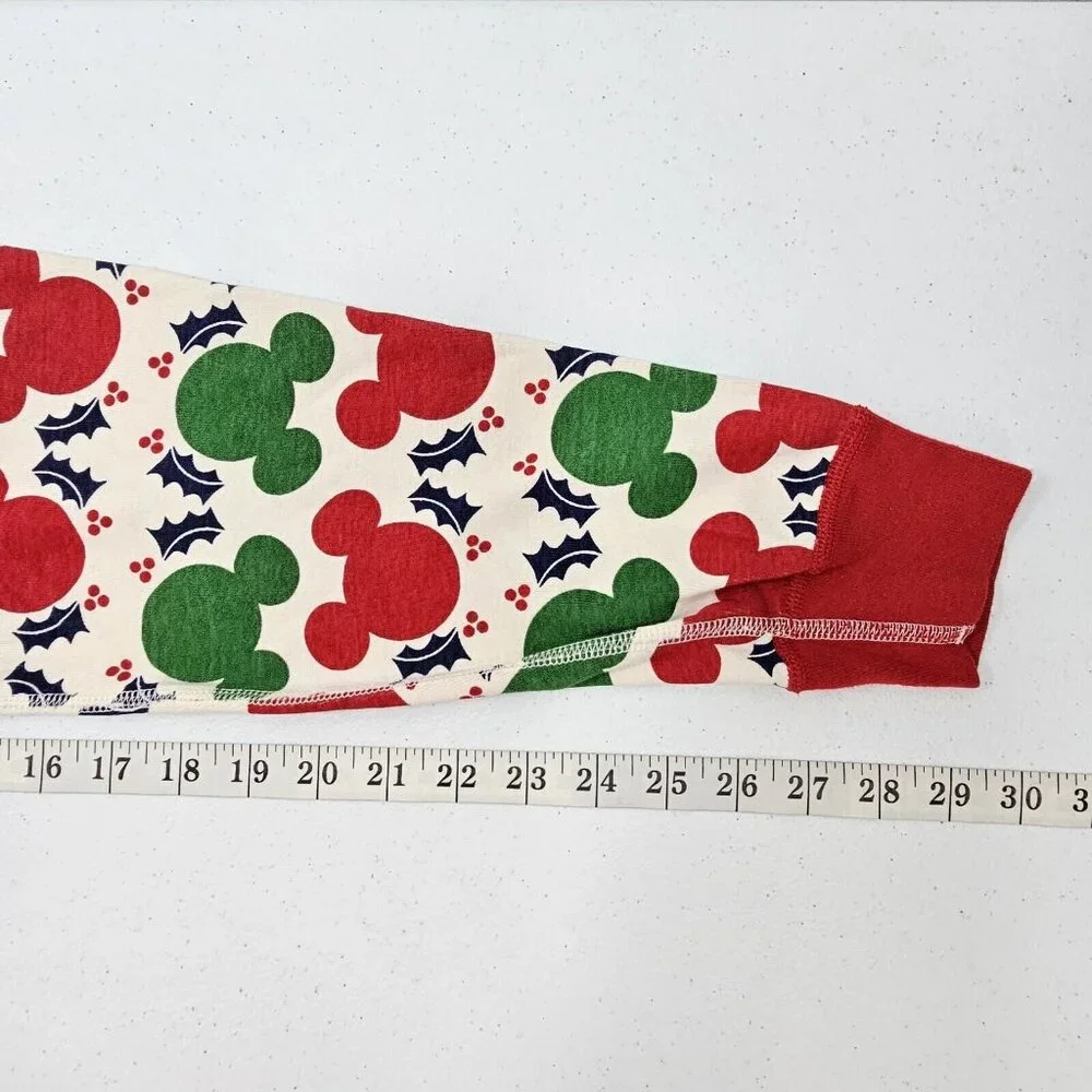 Hanna Andersson Girls Disney Christmas PJ Leggings Small Bottoms Organic Cotton